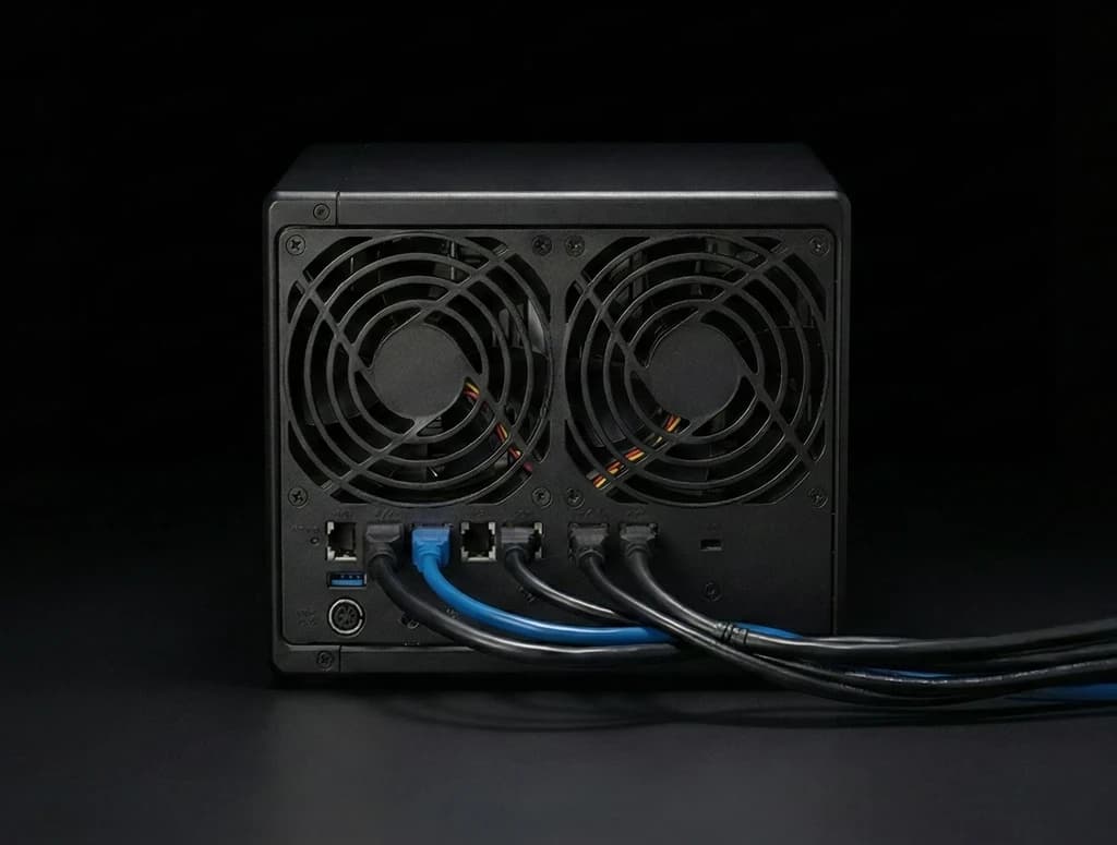 Traditional NAS with multiple cables